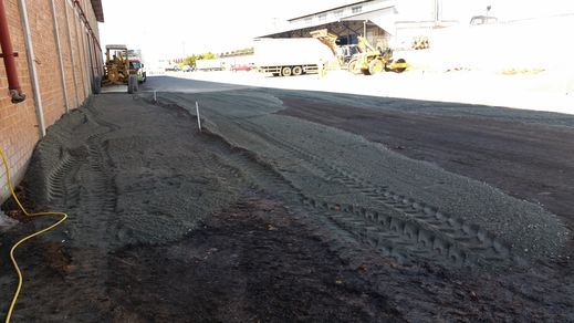 Fotos da obras no Mercado das Flores