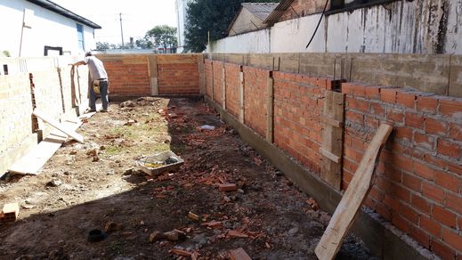 Fotos da obras no Mercado das Flores