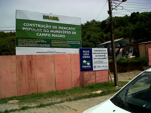 Obras do Mercado Brasil - Campo Magro
