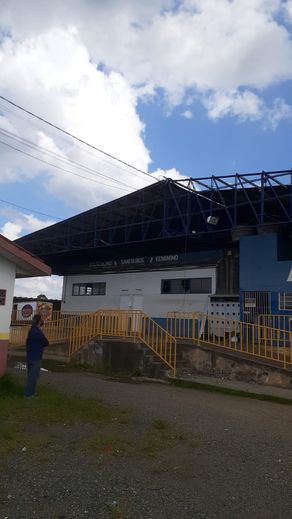 Obras na Cobertura do Pavilhão D - Curitiba