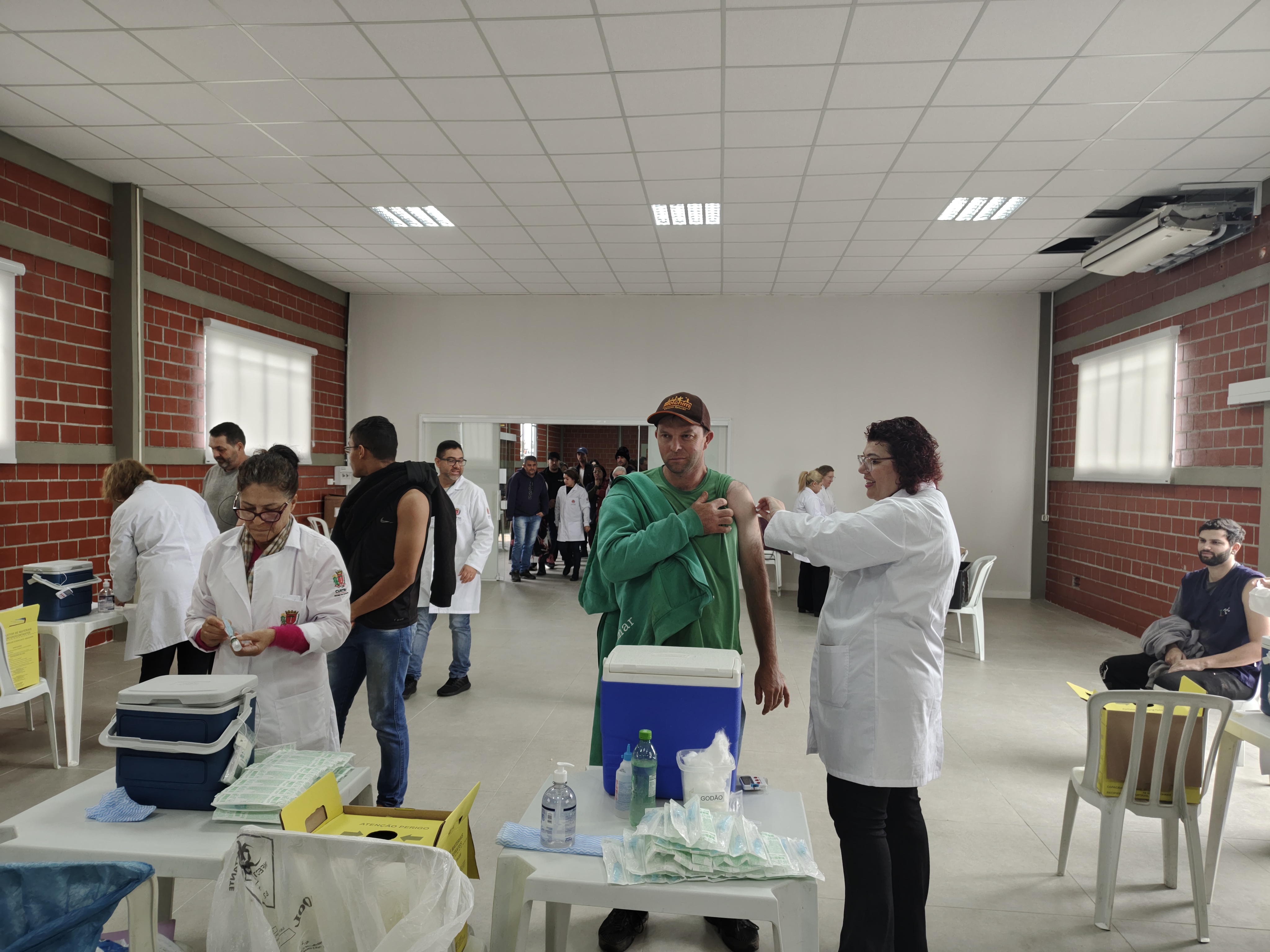 Mutirão de vacinação movimentou a Ceasa Curitiba