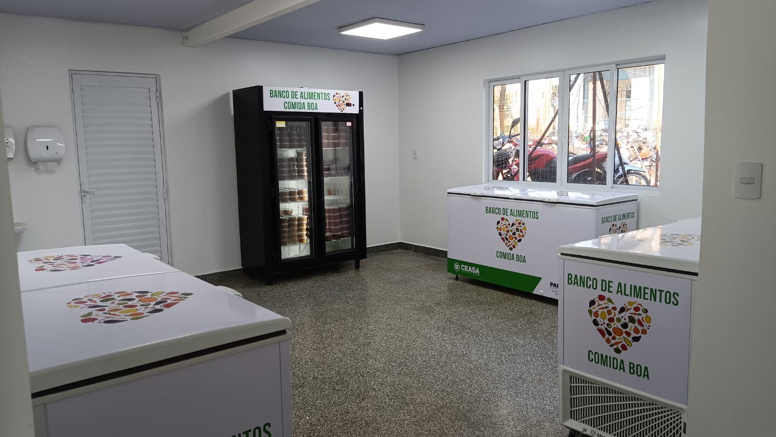 Ceasa reinaugura novo espaço do Banco de Alimentos de Cascavel