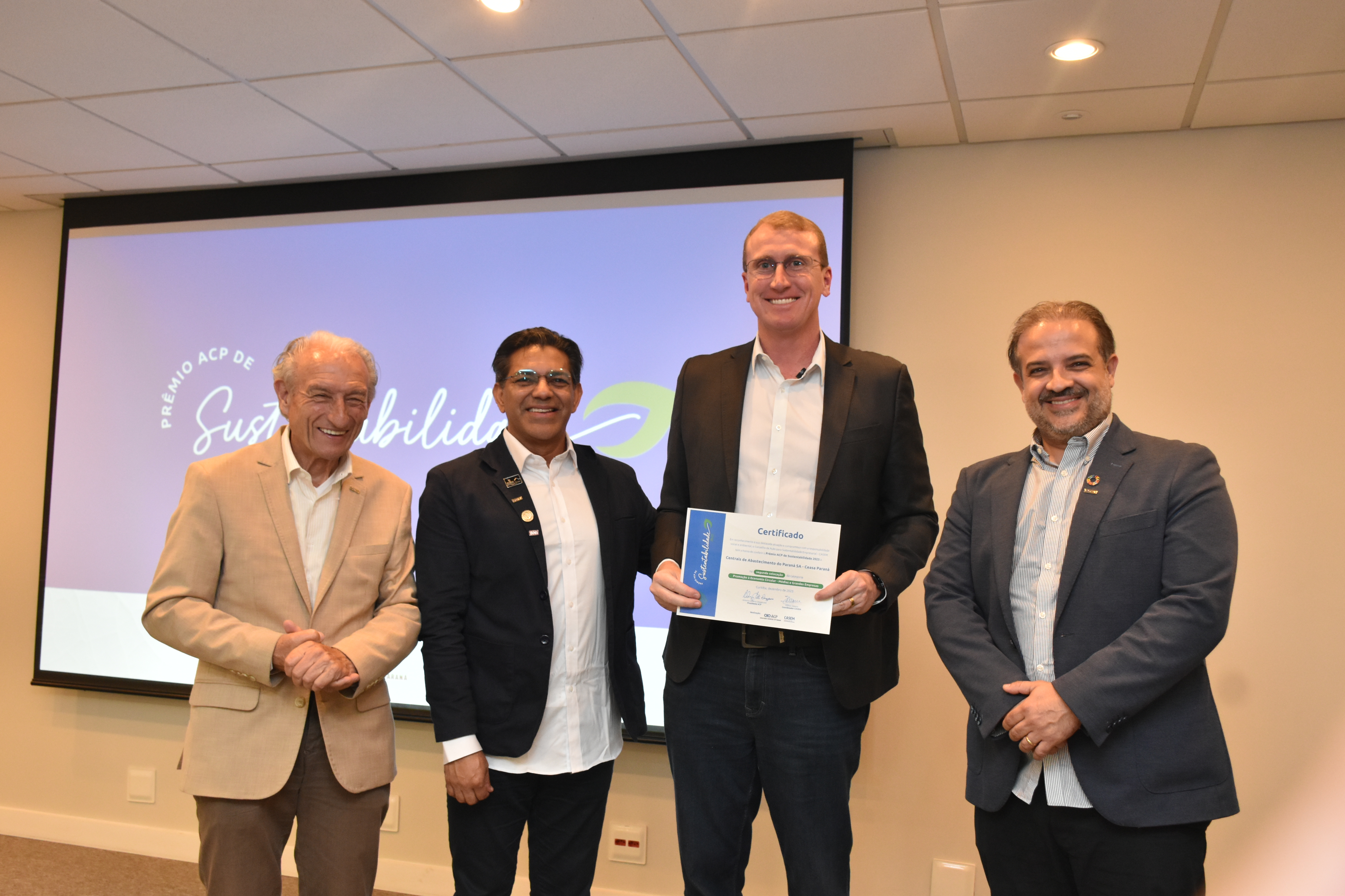 Ceasa Paraná conquista, pelo segundo ano seguido, o 2º lugar no Prêmio ACP de Sustentabilidade