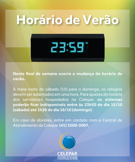 Horário de verão