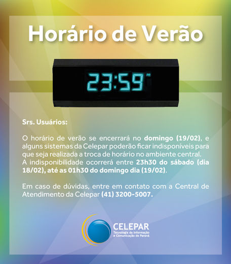 Horário de verão 
