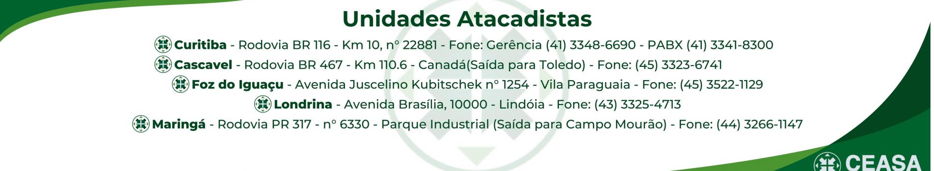 Unidades Atacadistas