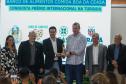 O governador Carlos Massa Ratinho Junior e o ministro do Desenvolvimento Agrário e Agricultura Familiar, Paulo Teixeira, visitam a Ceasa Curitiba nesta sexta-feira (08).