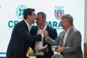 O governador Carlos Massa Ratinho Junior e o ministro do Desenvolvimento Agrário e Agricultura Familiar, Paulo Teixeira, visitam a Ceasa Curitiba nesta sexta-feira (08).
