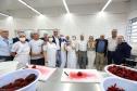 O governador Carlos Massa Ratinho Junior e o ministro do Desenvolvimento Agrário e Agricultura Familiar, Paulo Teixeira, visitam a Ceasa Curitiba nesta sexta-feira (08).