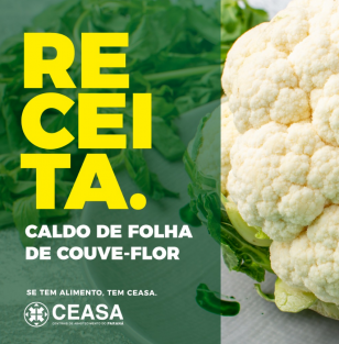 Caldo de couve - flor