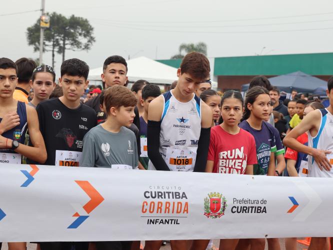 2ª etapa do Circuito Infantil de Corridas de Rua reúne 1,5 mil crianças na Ceasa Curitiba