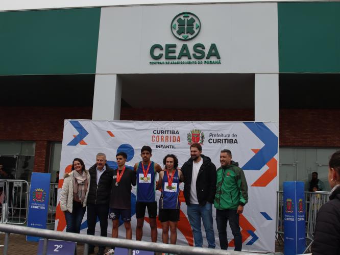 2ª etapa do Circuito Infantil de Corridas de Rua reúne 1,5 mil crianças na Ceasa Curitiba