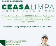 Ceasa Curitiba inicia nesta semana campanhas de meio ambiente e limpeza