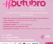Ceasa Curitiba terá ações da Campanha Outubro Rosa