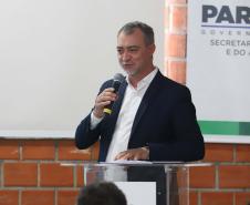 O governador Carlos Massa Ratinho Junior e o ministro do Desenvolvimento Agrário e Agricultura Familiar, Paulo Teixeira, visitam a Ceasa Curitiba nesta sexta-feira (08).