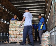 Ceasa Paraná recebe doação da Conab para fortalecer o Banco de Alimentos Comida Boa