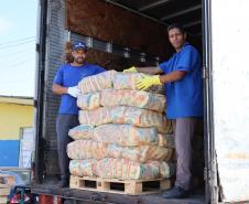 Ceasa Paraná recebe doação da Conab para fortalecer o Banco de Alimentos Comida Boa