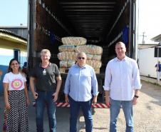 Ceasa Paraná recebe doação da Conab para fortalecer o Banco de Alimentos Comida Boa