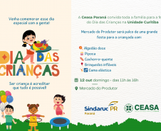 Ceasa Curitiba tera Dia das Crianças neste domingo, 12 de outubro