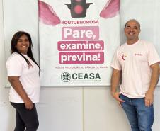Ceasas de Curitiba e Foz do Iguaçu terão ações do Outubro Rosa