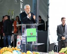 Ratinho Junior assina ordem de serviço do novo Mercado de Flores da Ceasa Curitiba