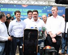 Ratinho Junior assina ordem de serviço do novo Mercado de Flores da Ceasa Curitiba