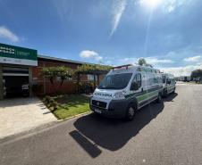 Ceasa Curitiba garante atendimento de emergência com ambulância disponível na Unidade Atacadista