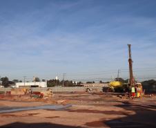 Ceasa Curitiba avança nas obras do novo Mercado de Flores com início das fundações