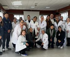 Ação de saúde na Ceasa Curitiba imuniza mais de 300 pessoas contra a gripe.