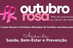 Ceasa Curitiba terá ações do Outubro Rosa nesta quarta-feira, 22 de outubro