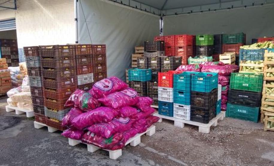 Governo comemora um ano do Banco de Alimentos da Ceasa Paraná