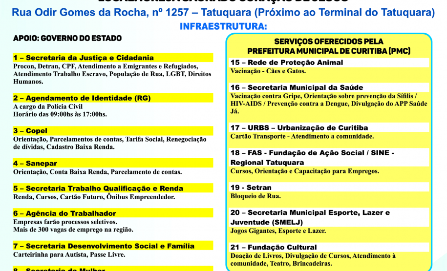 Feira de Serviços tatuquara