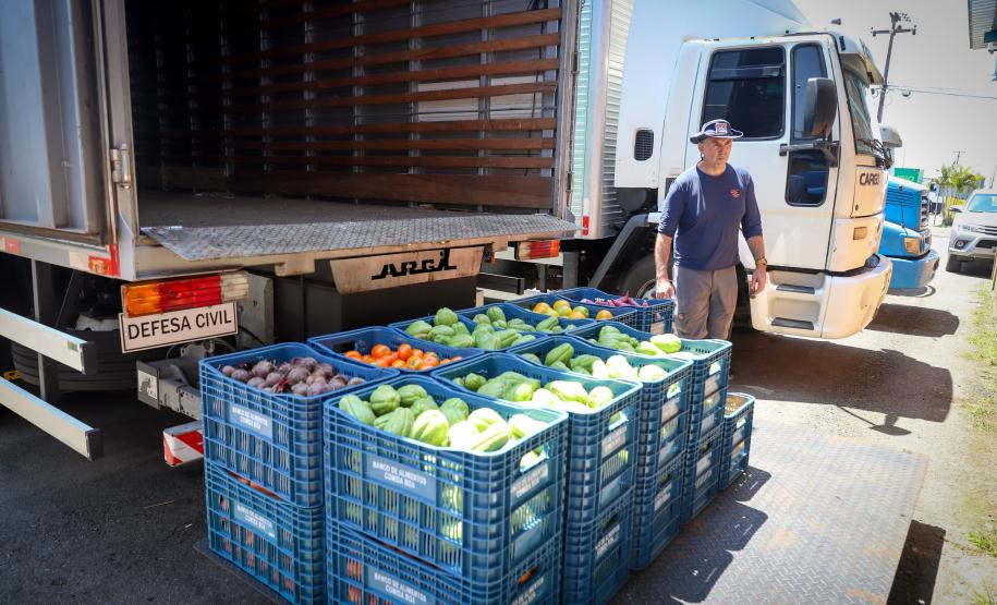 Doação de 12 toneladas