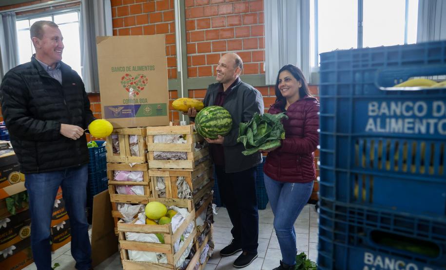 Arrecadação de alimentos na Ceasa Curitiba supera expectativa e chega a 33 toneladas