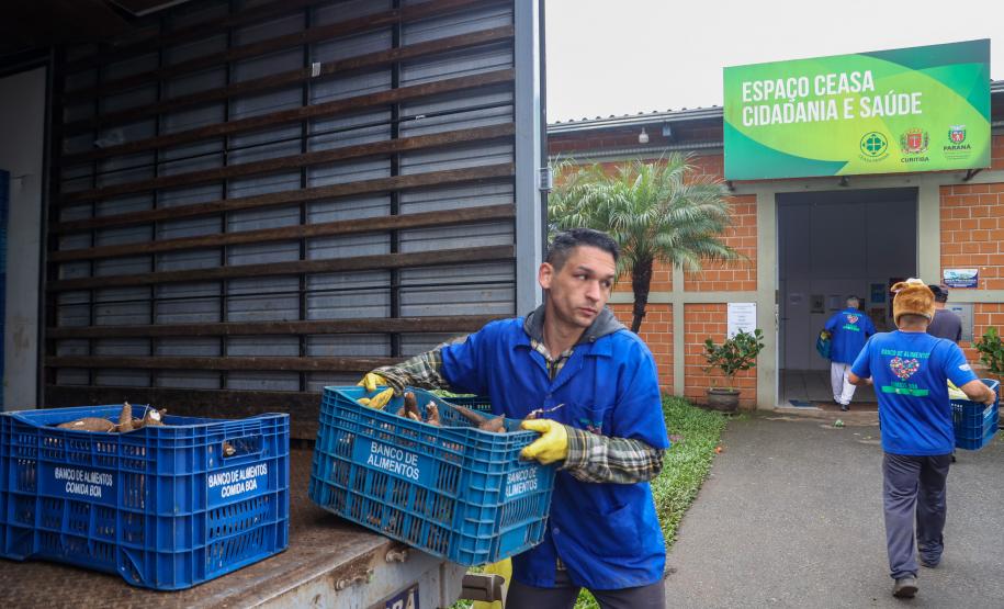 Arrecadação de alimentos na Ceasa Curitiba supera expectativa e chega a 33 toneladas