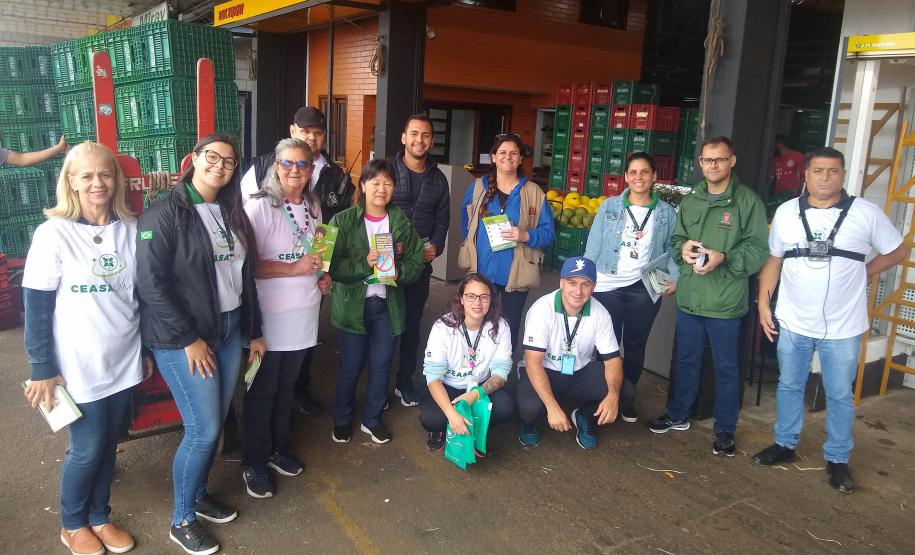 Ceasa Curitiba inicia campanha de conscientização de ambiente limpo