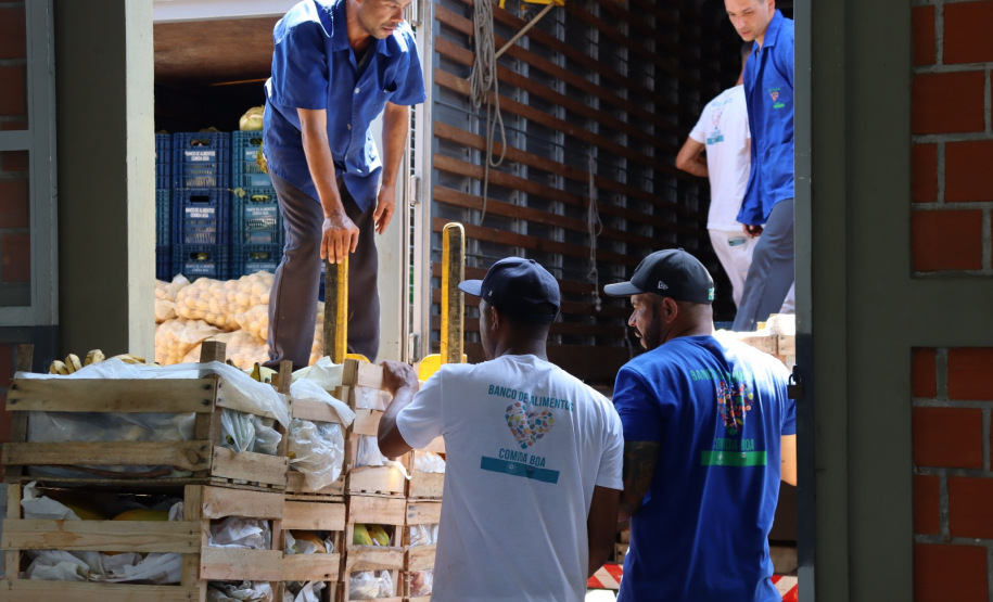 Doação de 12 toneladas