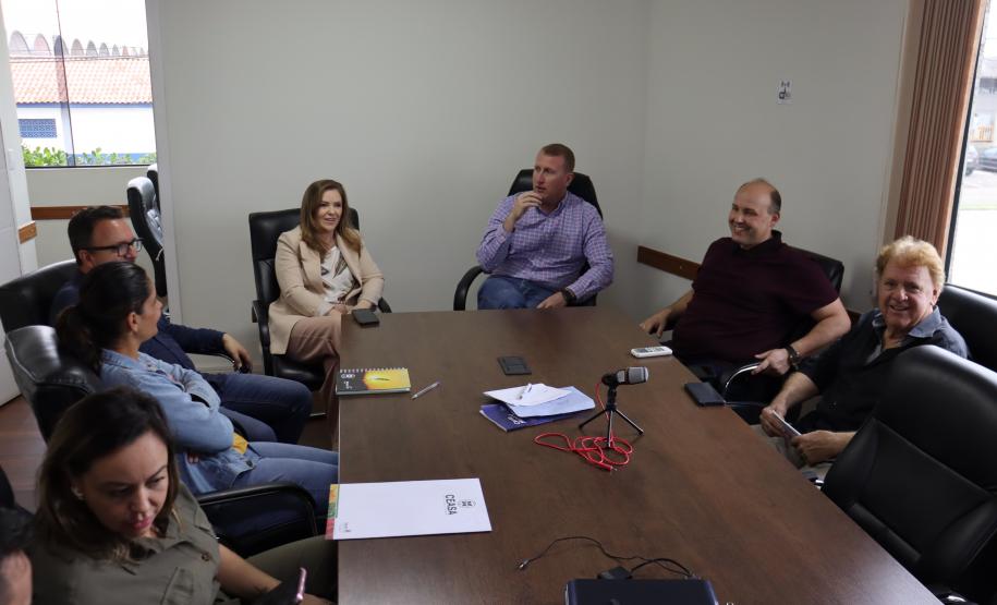 Visita deputada Leandre Dal Ponte