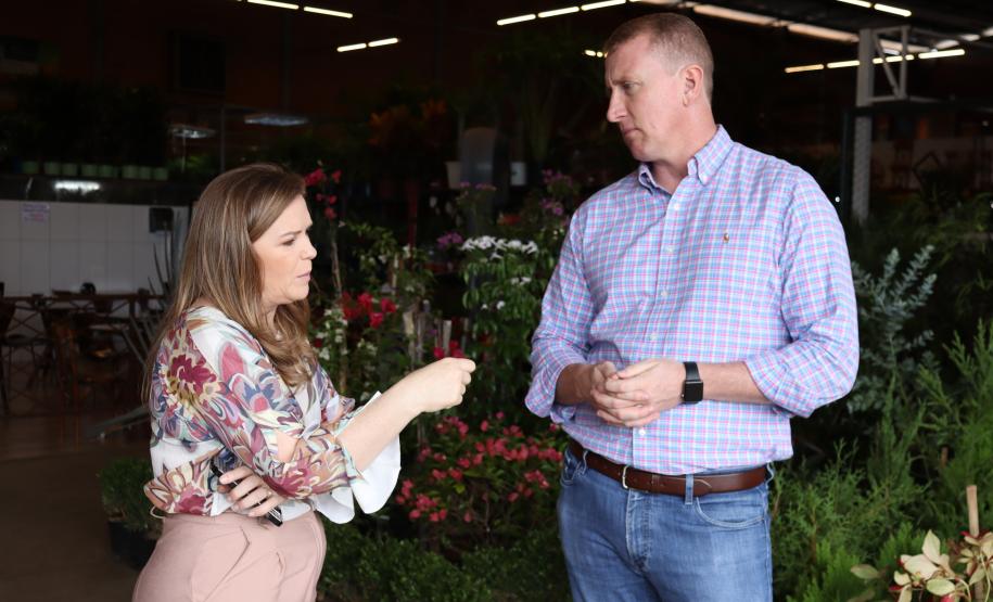 Visita deputada Leandre Dal Ponte