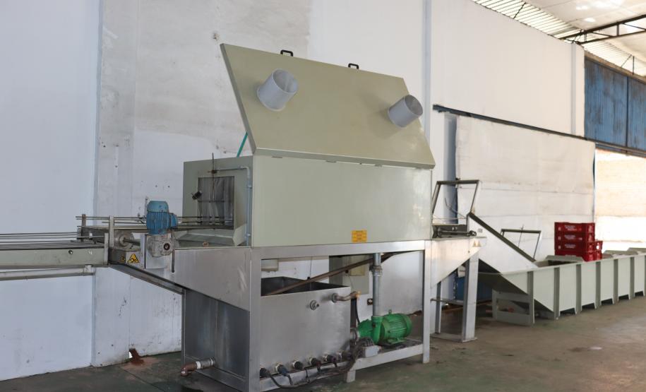 Ceasa Curitiba e Sindaruc assinam termo de cooperação técnica para higienização de caixarias no mercado.