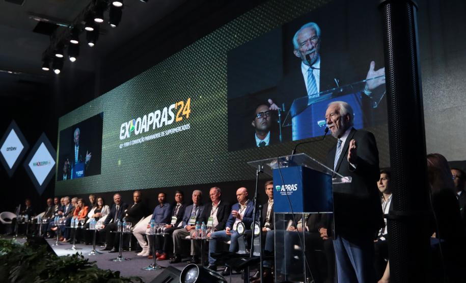 Piana destaca importância do setor supermercadista para economia na ExpoApras 2024