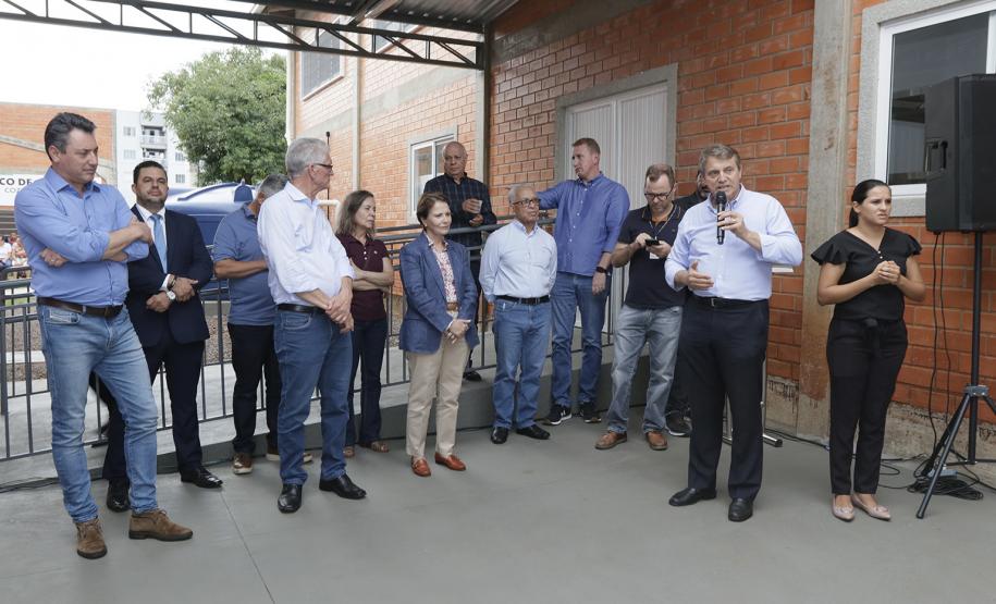 Com apoio do Governo do Estado, Toledo inaugura banco de alimentos municipal