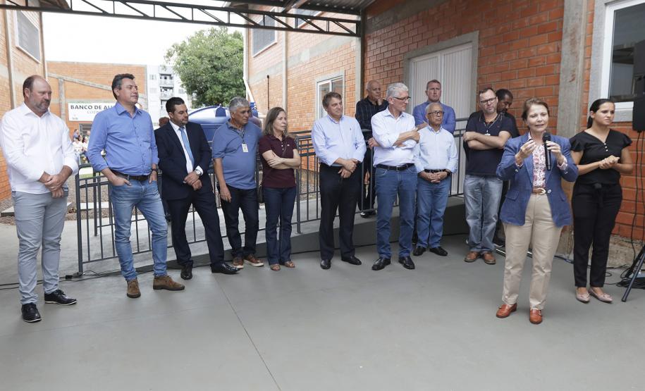 Com apoio do Governo do Estado, Toledo inaugura banco de alimentos municipal