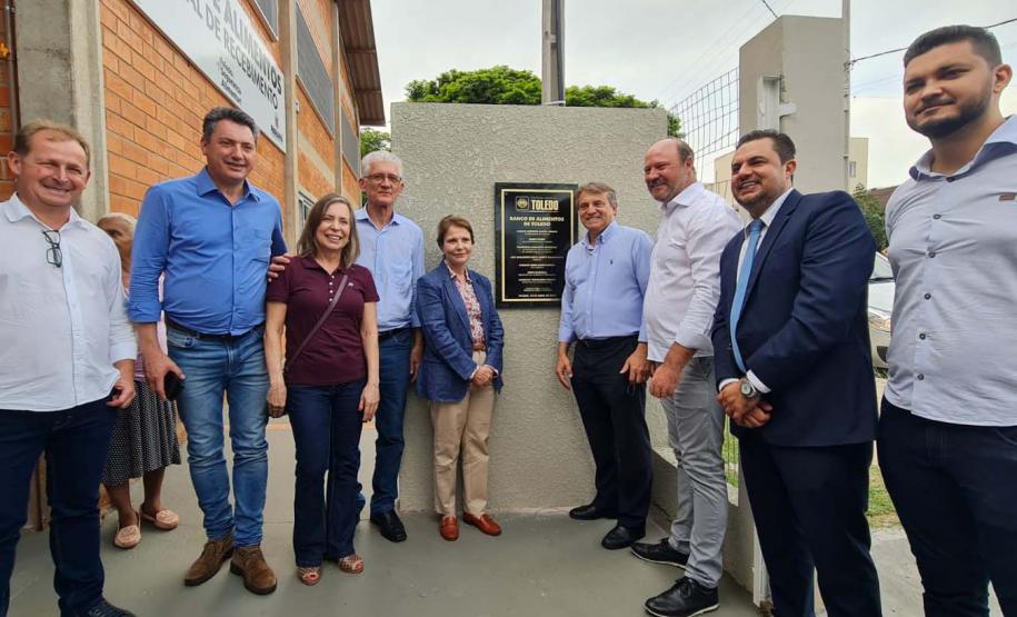 Com apoio do Governo do Estado, Toledo inaugura banco de alimentos municipal