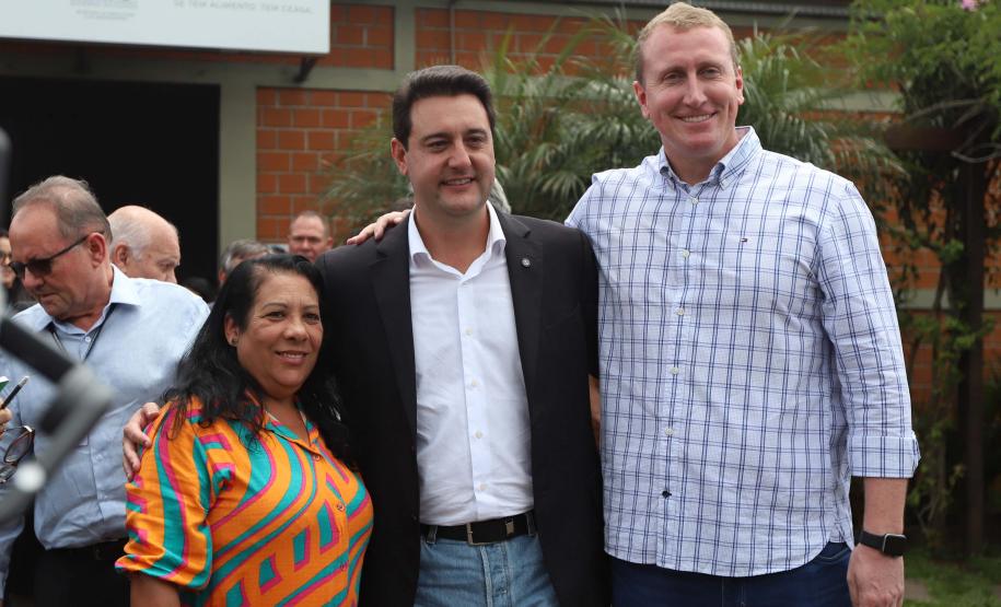 O governador Carlos Massa Ratinho Junior e o ministro do Desenvolvimento Agrário e Agricultura Familiar, Paulo Teixeira, visitam a Ceasa Curitiba nesta sexta-feira (08).