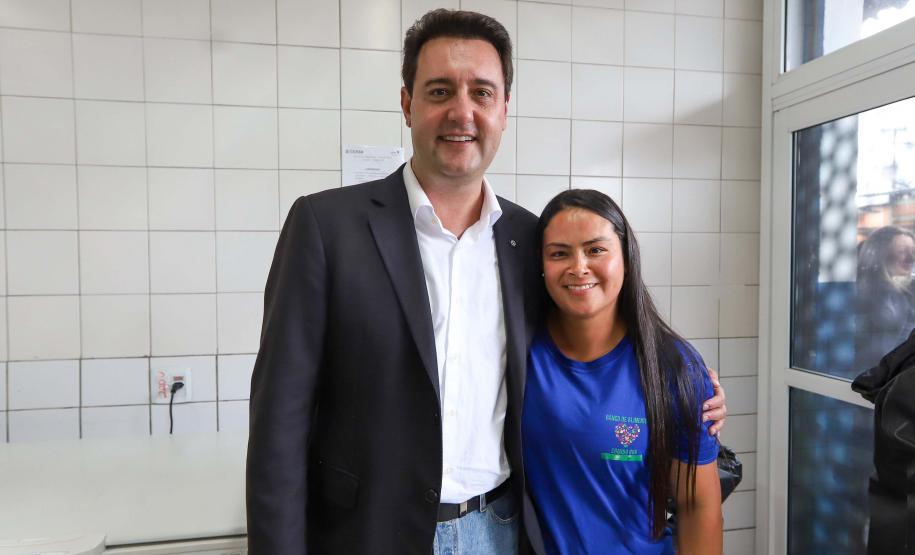 O governador Carlos Massa Ratinho Junior e o ministro do Desenvolvimento Agrário e Agricultura Familiar, Paulo Teixeira, visitam a Ceasa Curitiba nesta sexta-feira (08).