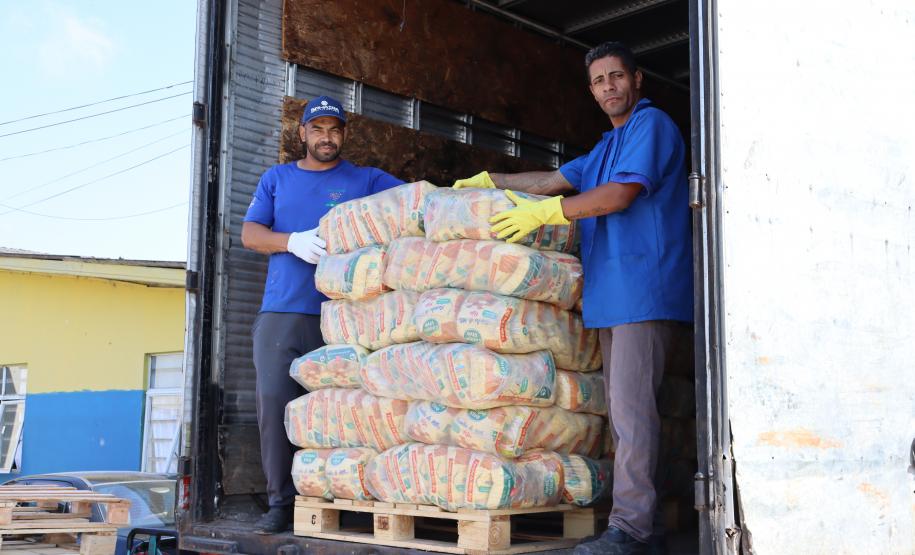 Ceasa Paraná recebe doação da Conab para fortalecer o Banco de Alimentos Comida Boa