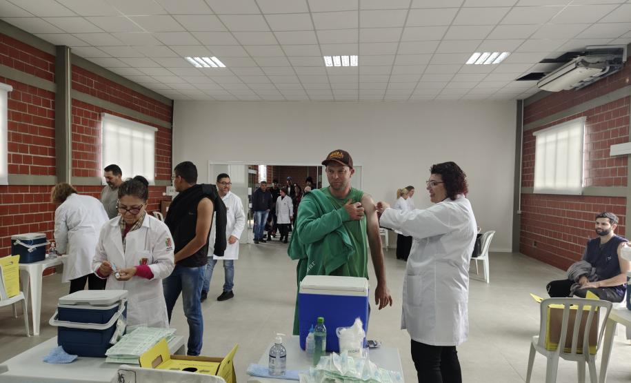 Mutirão de vacinação movimentou a Ceasa Curitiba