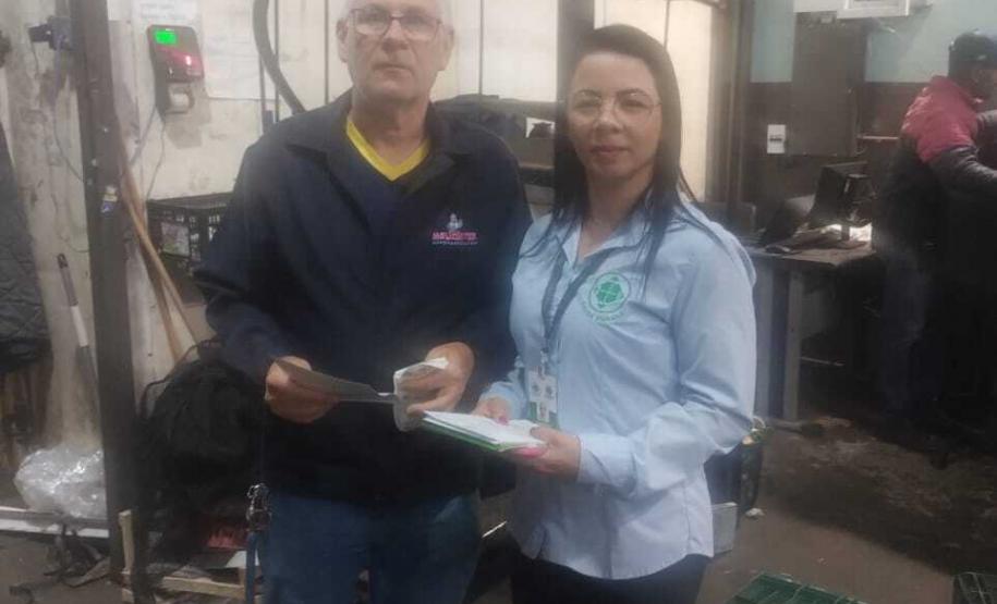 Ceasa Londrina faz ações de orientação para o descarte correto de resíduos