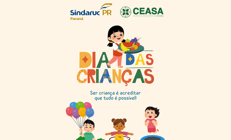 Ceasa Curitiba tera Dia das Crianças neste domingo, 12 de outubro